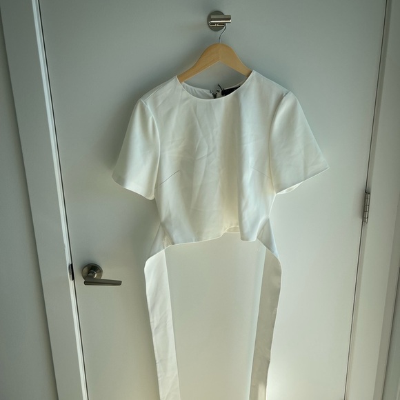 Alice + Olivia Tops - Alice + Olivia Tie White Top